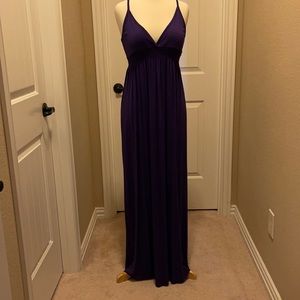 Purple modal maxi dress size L